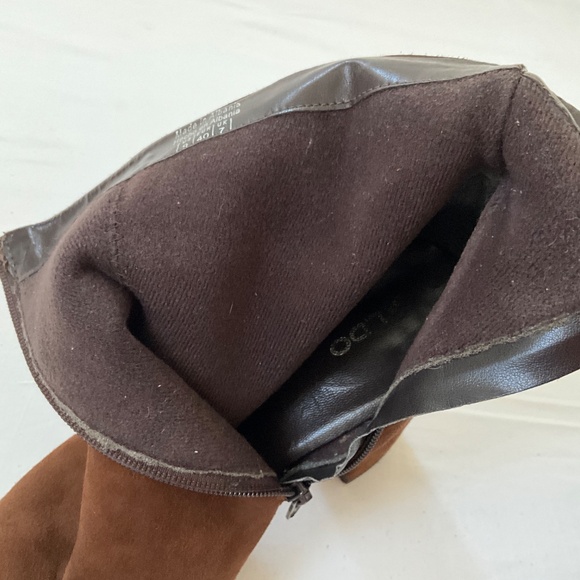 ALDO Brown Ankle Boots Booties Size 9 - Picture 12 of 12